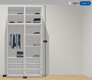 Armario Ikea Platsa Marrón