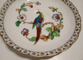 PLATILLO DE TÉ DE PORCELANA FINA MARCA TUSCAN