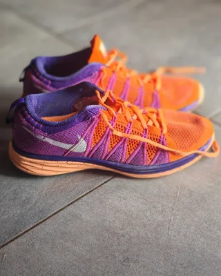Scarpe Nike Flyknit Lunar 2 Arancio/Viola