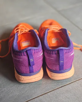 Scarpe Nike Flyknit Lunar 2 Arancio/Viola
