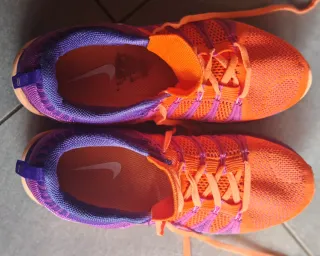 Scarpe Nike Flyknit Lunar 2 Arancio/Viola