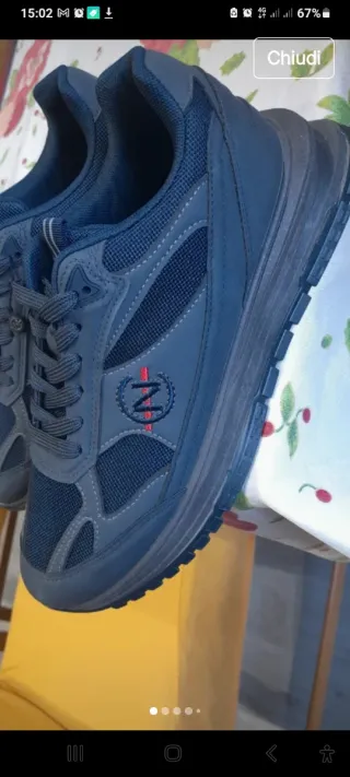 Nautica Sneakers Blu/Grigio Taglia 40