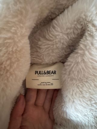 Chaqueta Pull&Bear Beige con Borrego
