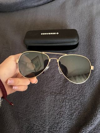 Gafas Converse Unisex Dorado y Negro