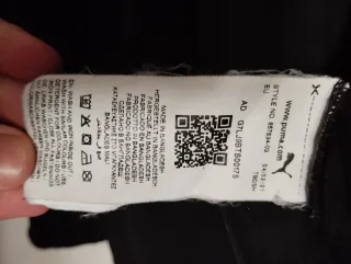 Chaqueta Puma Negra y Gris