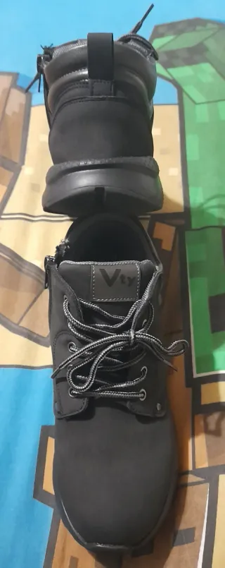 Botín playeras Vty Negro