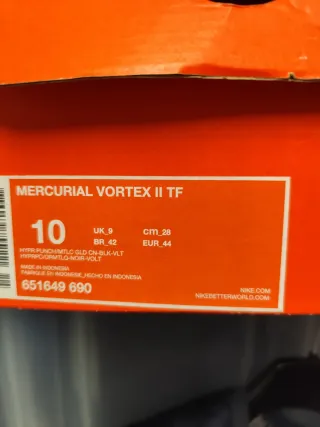 Scarpe calcetto Nike uomo 44 rosse/gialle