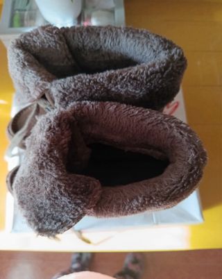 Botas de mujer marrones con forro