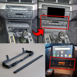 Soporte 3D Reubicación Climatizador BMW E46