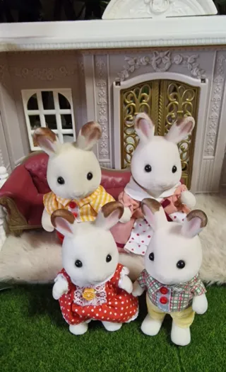 Familias Sylvanian Conejos Chocolate