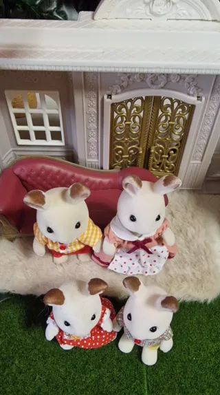 Familias Sylvanian Conejos Chocolate
