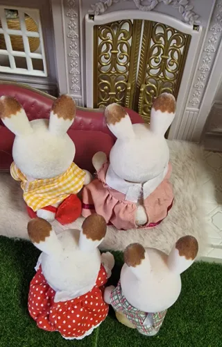 Familias Sylvanian Conejos Chocolate