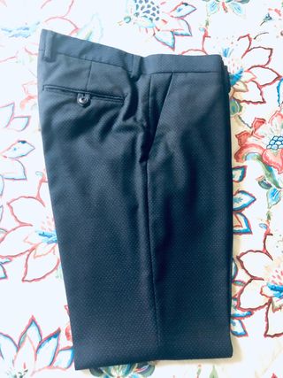 Traje Zara Hombre Talla 48 Azul Marino