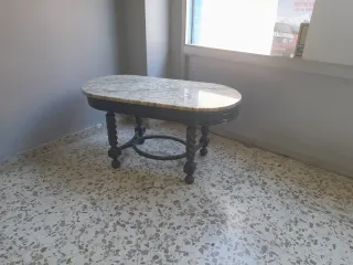 Mesa de centro ovalada mármol