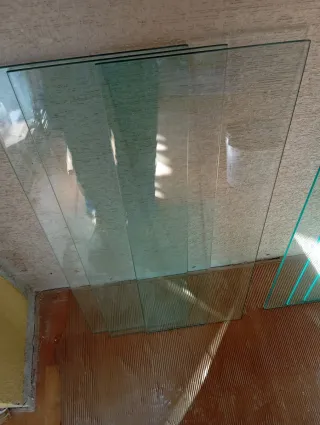 Baldas de cristal templado grueso