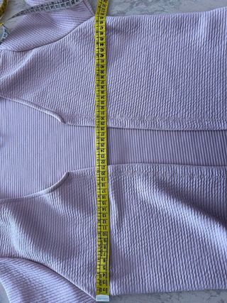 Giacca rosa a righe per donna Hailys