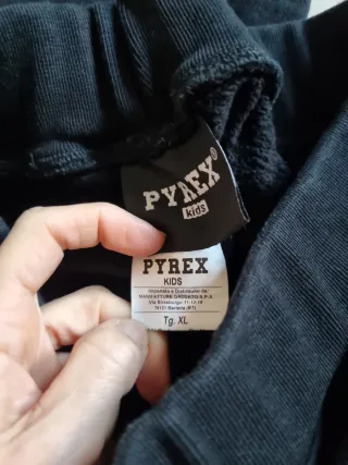 Pantalone tuta nero con stampa XL bambino