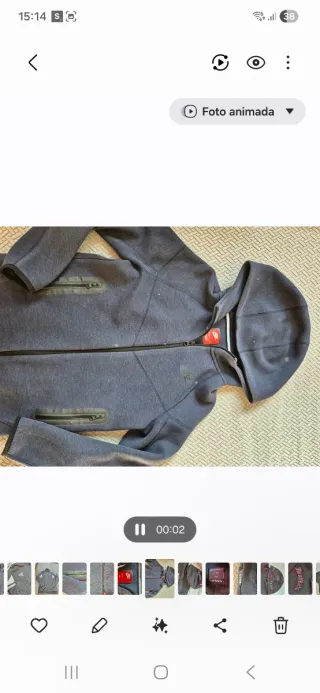 Chaqueta Nike Tech Azul Niño