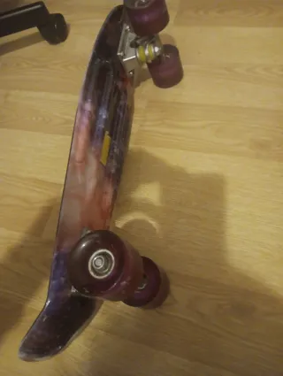 Patineta estilo Penny Board galaxia