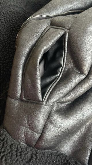 Chaqueta Negra Borreguillo