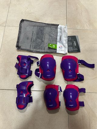 Juego protecciones patines Oxelo Talla XS