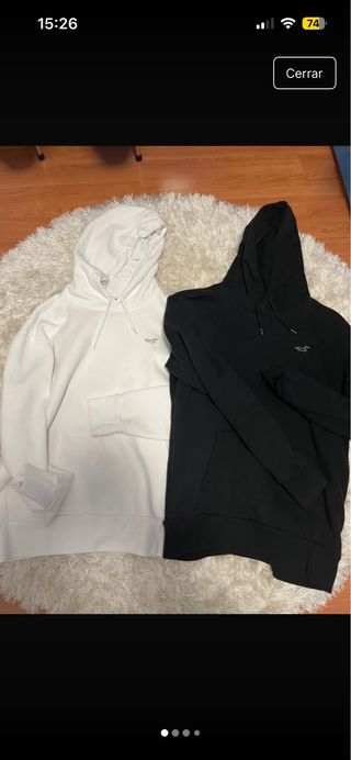 Lote 2 Sudaderas Hollister Talla M