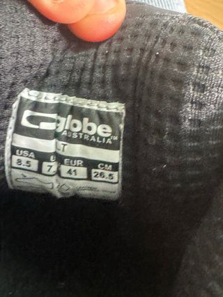 Zapatillas Globe Talla 41 Negras