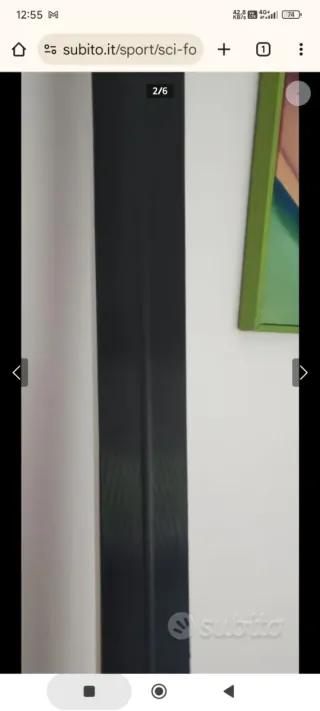 Sci fondo Fischer con attacchi nuovi