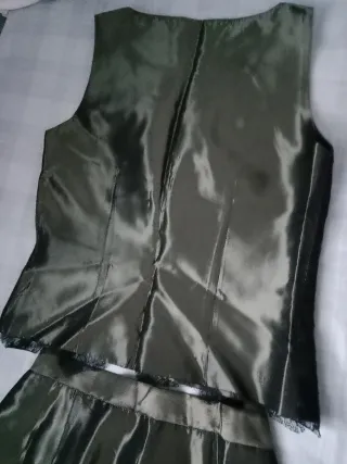 Conjunto fiesta 2 piezas falda larga y corpiño