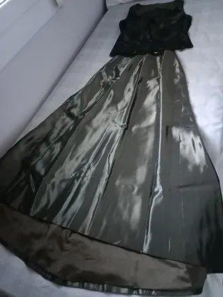 Conjunto fiesta 2 piezas falda larga y corpiño