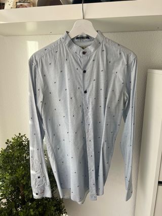 Camisa JVZ cuello mao talla S