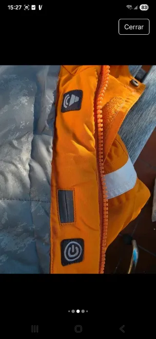 Anorak The North Face Nieve Naranja