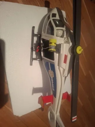 Helicóptero Policía Playmobil Rescate Civil