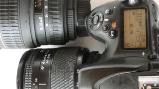 Nikon D800 con 2 objetivos