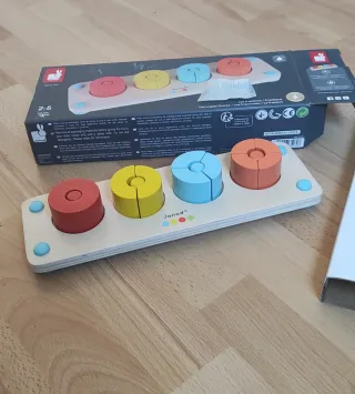 Juego Janod Las Fracciones 2-5 años. Sin usar.