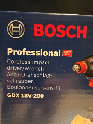 *Nuevo* Bosch GDX 18V-200 Atornillador de Impacto