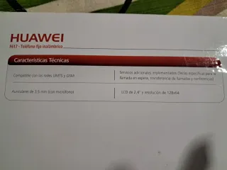 Teléfono Fijo Inalámbrico Huawei F617 Bluetooth