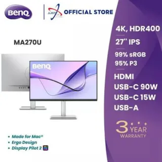 ✨Nuevo a estrenar✨ Monitor BenQ MA270U 4K IPS MAC