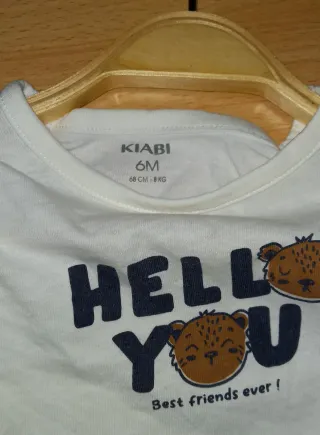 Lote 2 camisetas manga larga blancas