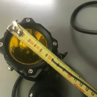 Focos LED Antiniebla Moto Amarillos