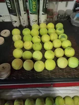 35 Palline da tennis usate