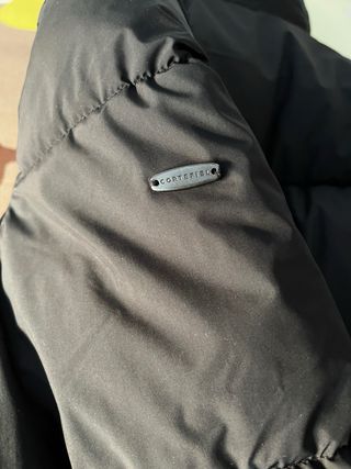 Plumífero Cortefiel Negro Talla M