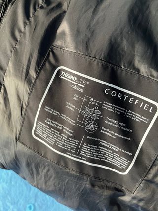 Plumífero Cortefiel Negro Talla M