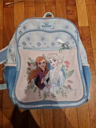 Mochila Frozen adaptable a carro escolar