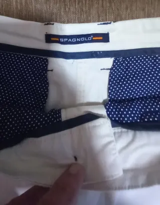 Pantalón corto beige