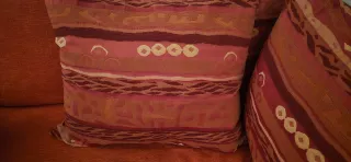 Divano angolare pelle e legno