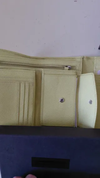 Portafoglio Gianni Chiarini donna giallo senape