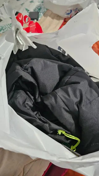 Giubbotto Dsquared2 nero con scritta ICON