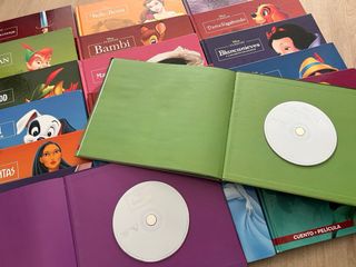 21 libros Disney Clásicos Cuentos + Película