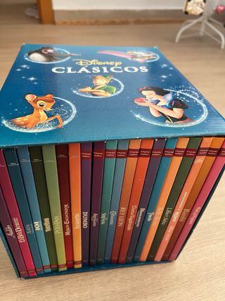 21 libros Disney Clásicos Cuentos + Película
